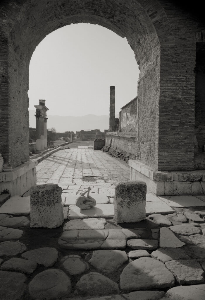 Kenro Izu Pompei, Foro, 2016 Stampa al platino 55x42,5 cm © Kenro Izu Courtesy Fondazione di Modena - Fondazione Modena Arti Visive