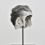 Bruno Botella, Oborot, 2012, silicone e capelli, cm 48x30x30
