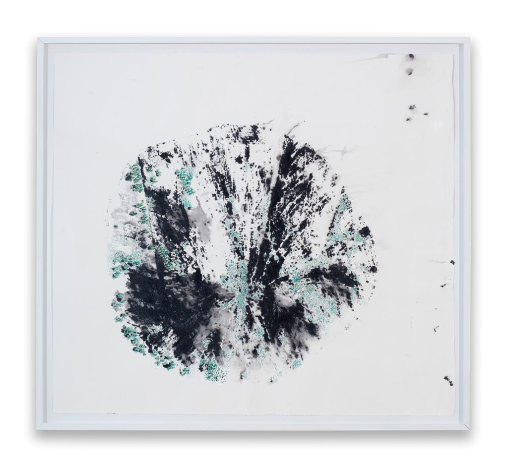 María Magdalena Campos-Pons, Because the human body is a tree. Spring Awakening I, 2019/20, mixed media on Arches watercolor paper 106,5 x 114,5 cm csy the artist and Galleria Giampaolo Abbondio photo-credits: Antonio Maniscalco