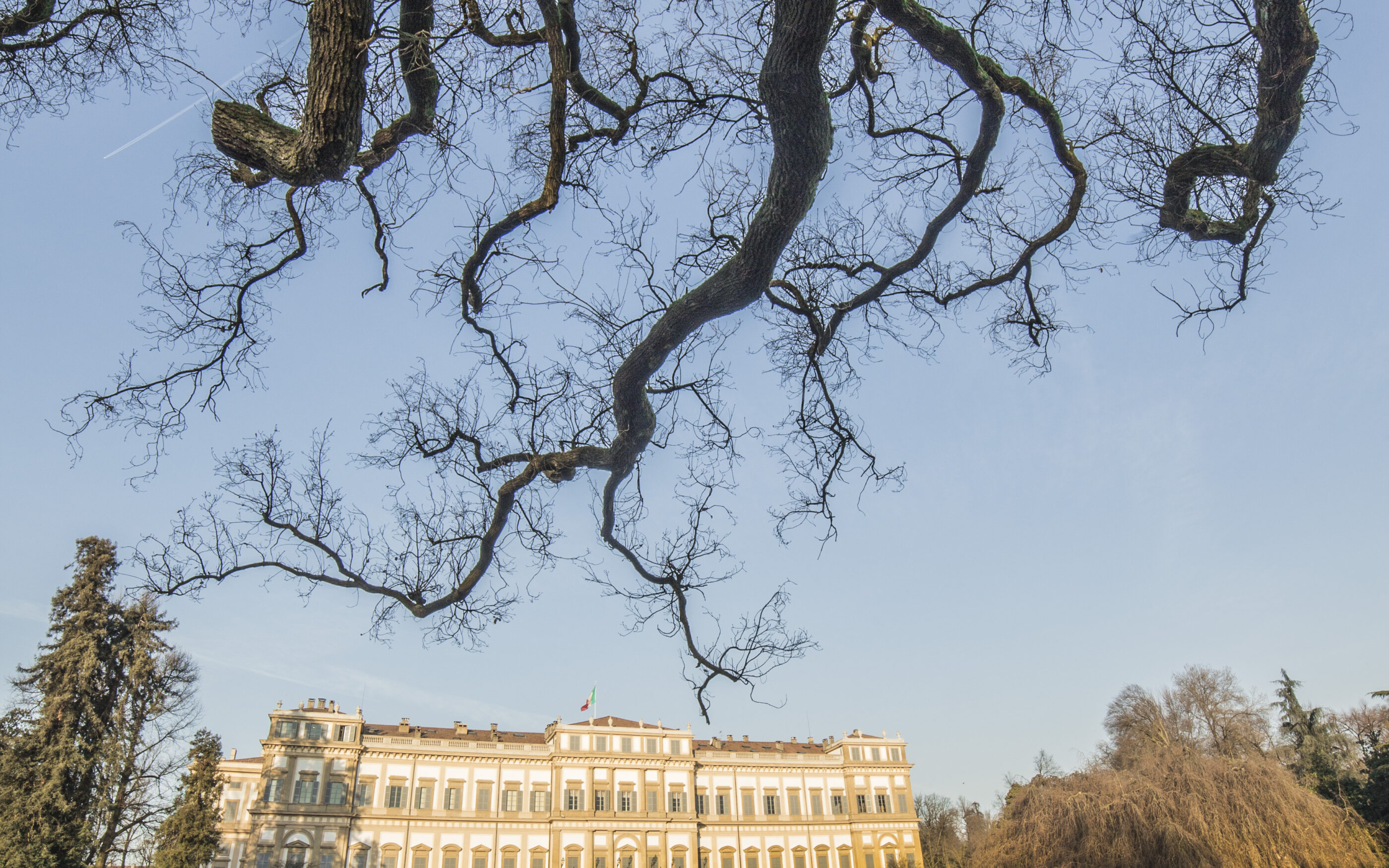 Villa Reale di Monza lato Giardini Reali, Foto di Mario Donadoni © Archivio Consorzio Villa Reale e Parco di Monza