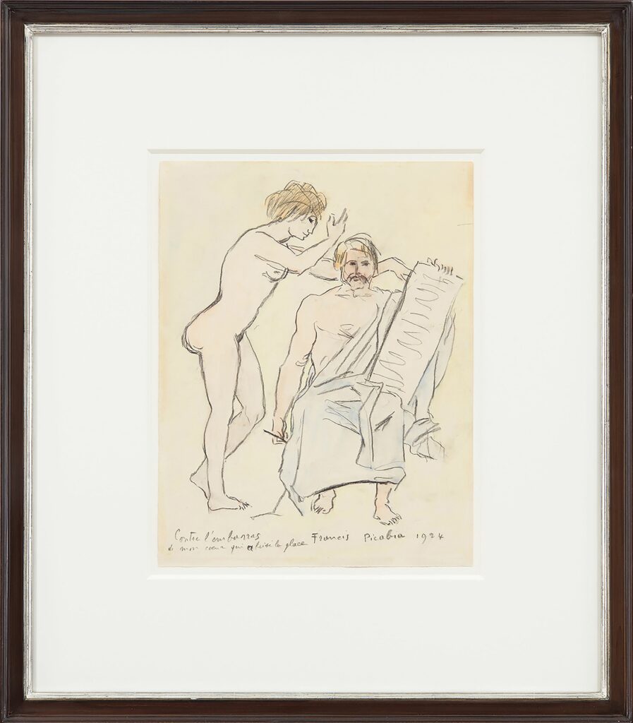Francis Picabia 1879 – 1953, Contre l'embarras, 1924, Signed and dated lower right: 