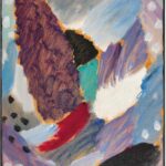 Alexej von Jawlensky (Torschok 1864 – 1941 Wiesbaden), Variation: snowflakes,1915, Oil on linen textured paper, mounted on cardboard, monogramed lower left: 'A.J., 13.8 x 10.6 inch, Courtesy Thole Rotermund Kunsthandel