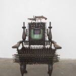 Goncalo Mabunda, Untitled Throne, 2018-19, mixed media, cm 115 x 84 x 76