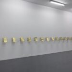 Gianni Moretti, Studio sulla memoria, 2021, impressione a secco su lastra di ottone, 29x18,5 cm, courtesy the artist and Galleria Giampaolo Abbondio