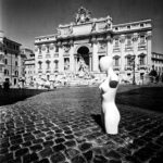 Danilo Mauro Malatesta, Fontana di Trevi, 26 Marzo 2020, Stampa su Carta Argentica Baritata, 100 x 100 cm, ed 1/5