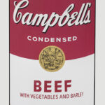 Andy Warhol, Campbell’s Soup I (Beef), 1968, serigrafia su carta, courtesy collezione privata © The Andy Warhol Foundation for the Visual Arts, Inc. by SIAE 2022